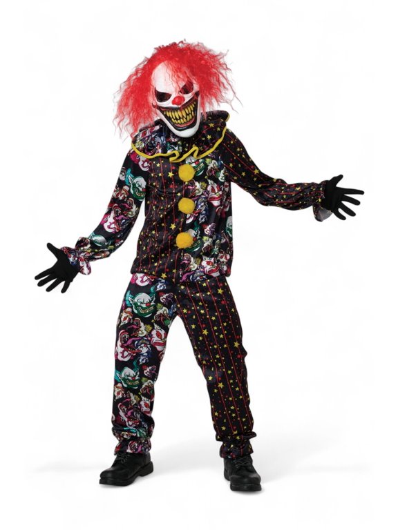Killer Smile Clown Child Costume
