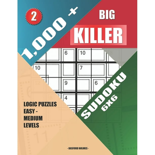 Killer Sudoku 1,000 + Big killer sudoku 6x6 Logic puzzles easy