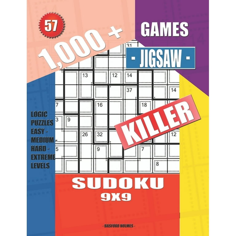 Killer Sudoku 1 000 Games jigsaw killer sudoku 9x9 Logic