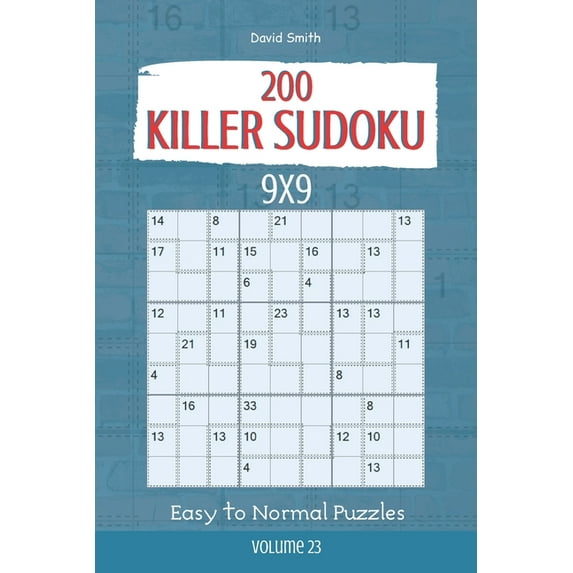 Killer Sudoku - 200 Easy to Normal Puzzles 9x9 vol.23