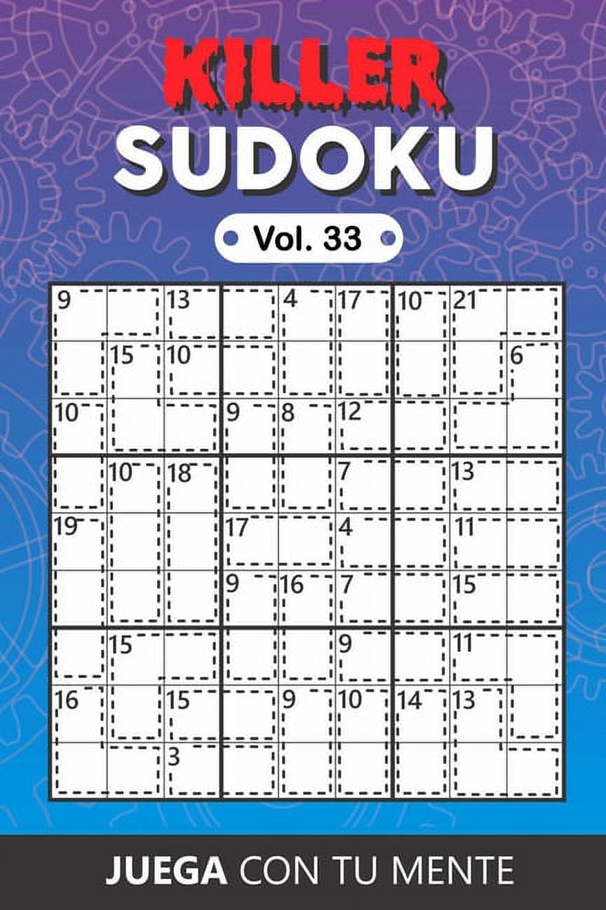 Killer Sudoku KILLER SUDOKU Vol. 33 Collection of 100 different Killer Sudokus for Adults