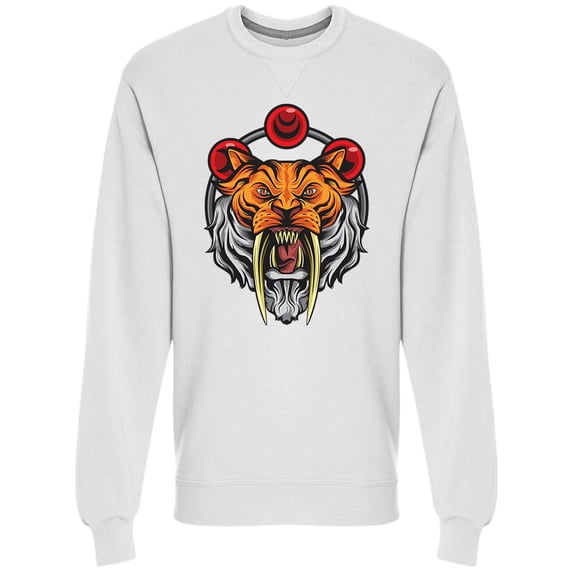Killer Tiger For Mascot Sweatshirt Men -Image by Shutterstock, Male Large
