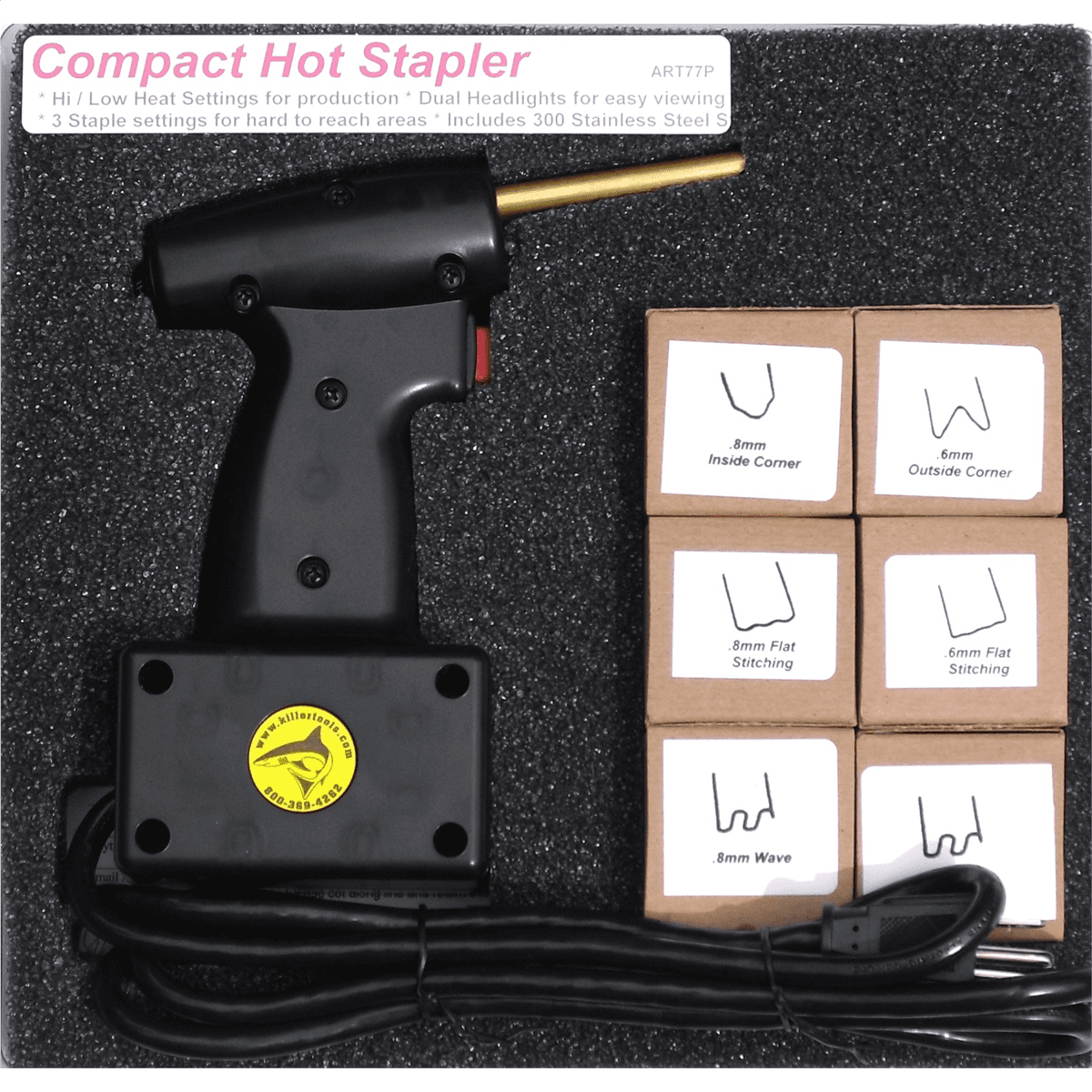 Killer Tools ART77P Compact Hot Stapler - Walmart.com