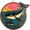 thumbnail image 1 of Killer Whale Sunset Christmas Tree Ornament, 1 of 1