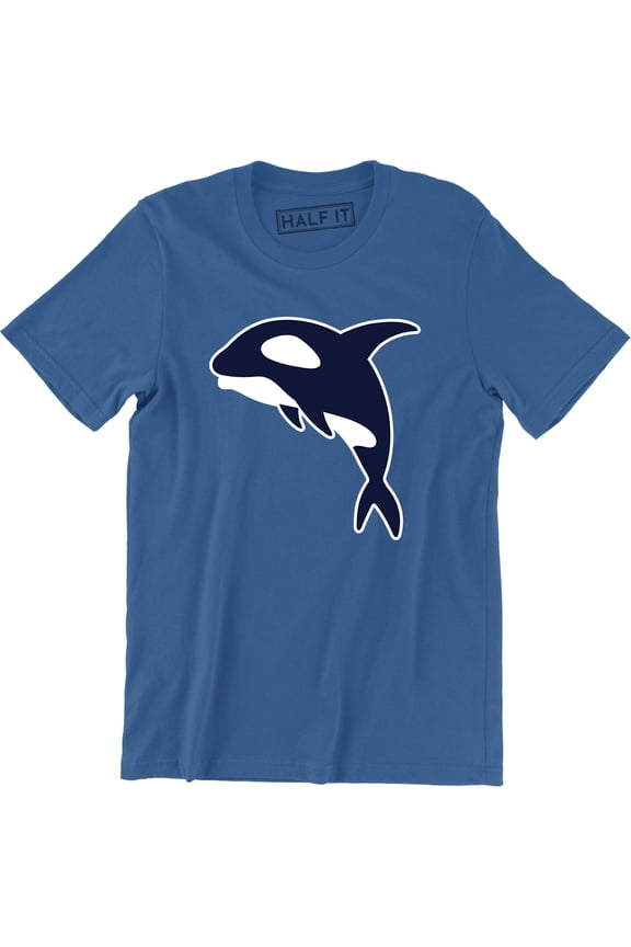 Killer Whale Wilderness Big Fish Sea World Ocean Pokect Mens T-Shirt