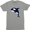 thumbnail image 1 of Killer Whale Wilderness Big Fish Sea World Ocean Pokect Mens T-Shirt, 1 of 4