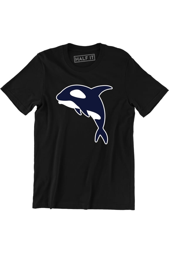 Killer Whale Wilderness Big Fish Sea World Ocean Pokect Mens T-Shirt