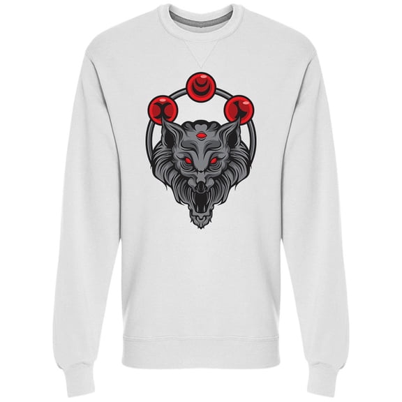 Killer Wolf For Three Eye   Sweatshirt Men -Image by Shutterstock, Male x-Large