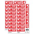 thumbnail image 1 of Killer Work Whale Teacher Student School Sticker Set - Red - Matte Finish - 2.00" Large, 1 of 7