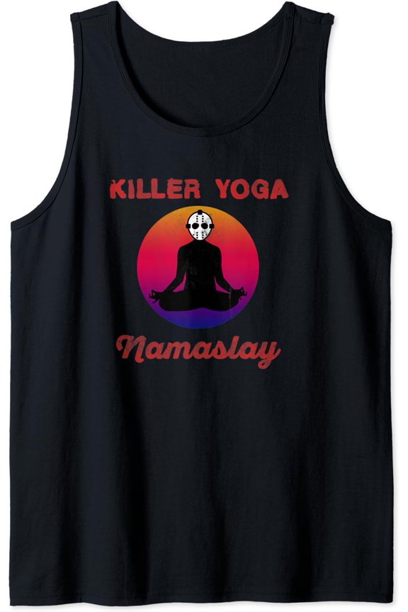 Killer Yoganamaslay 80S Horror Slasher Parody Tank Top Size S-3XL