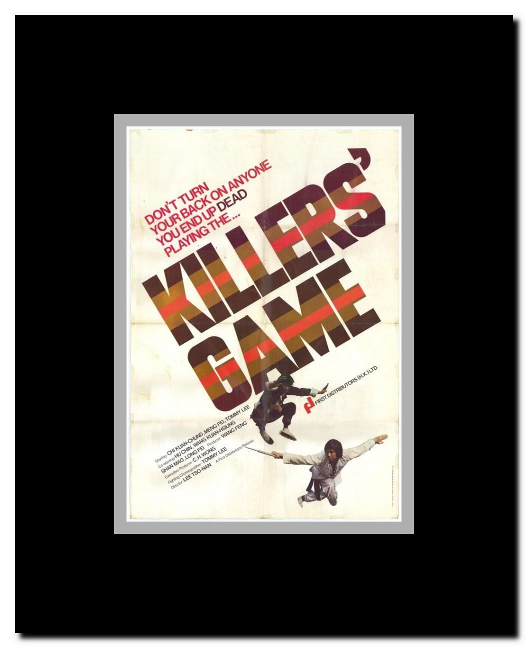 Killer's Game Framed Movie Poster
