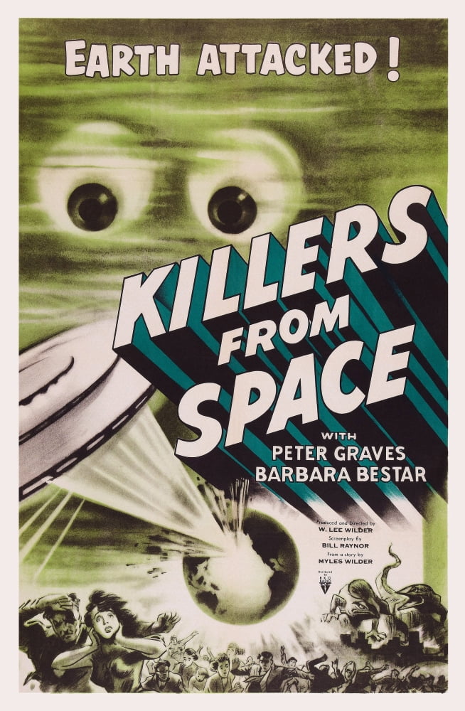 Killers From Space Canvas Art - (11 x 17)