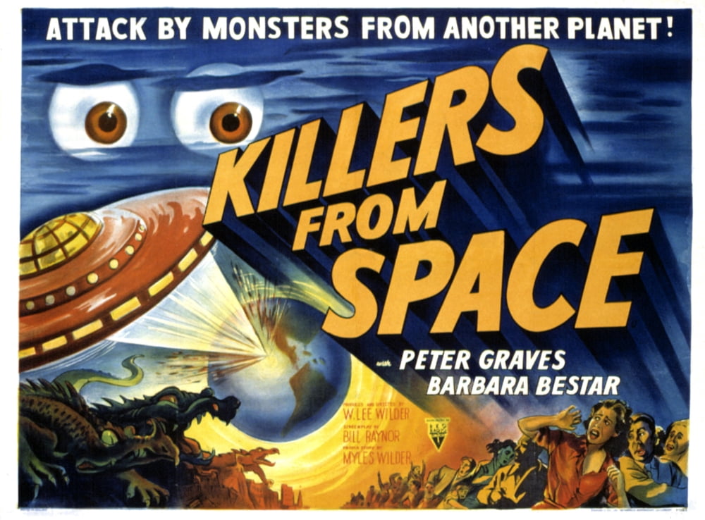 Killers From Space Canvas Art - (28 x 22)