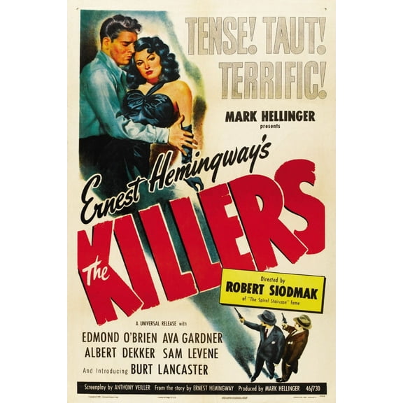 Killers The Movie poster Wall Art Metal Sign 8inx 12in Metal Print 8x12 Square Adults AB Posters