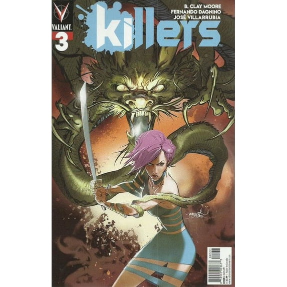 Killers (Valiant) #3C VF ; Valiant Comic Book
