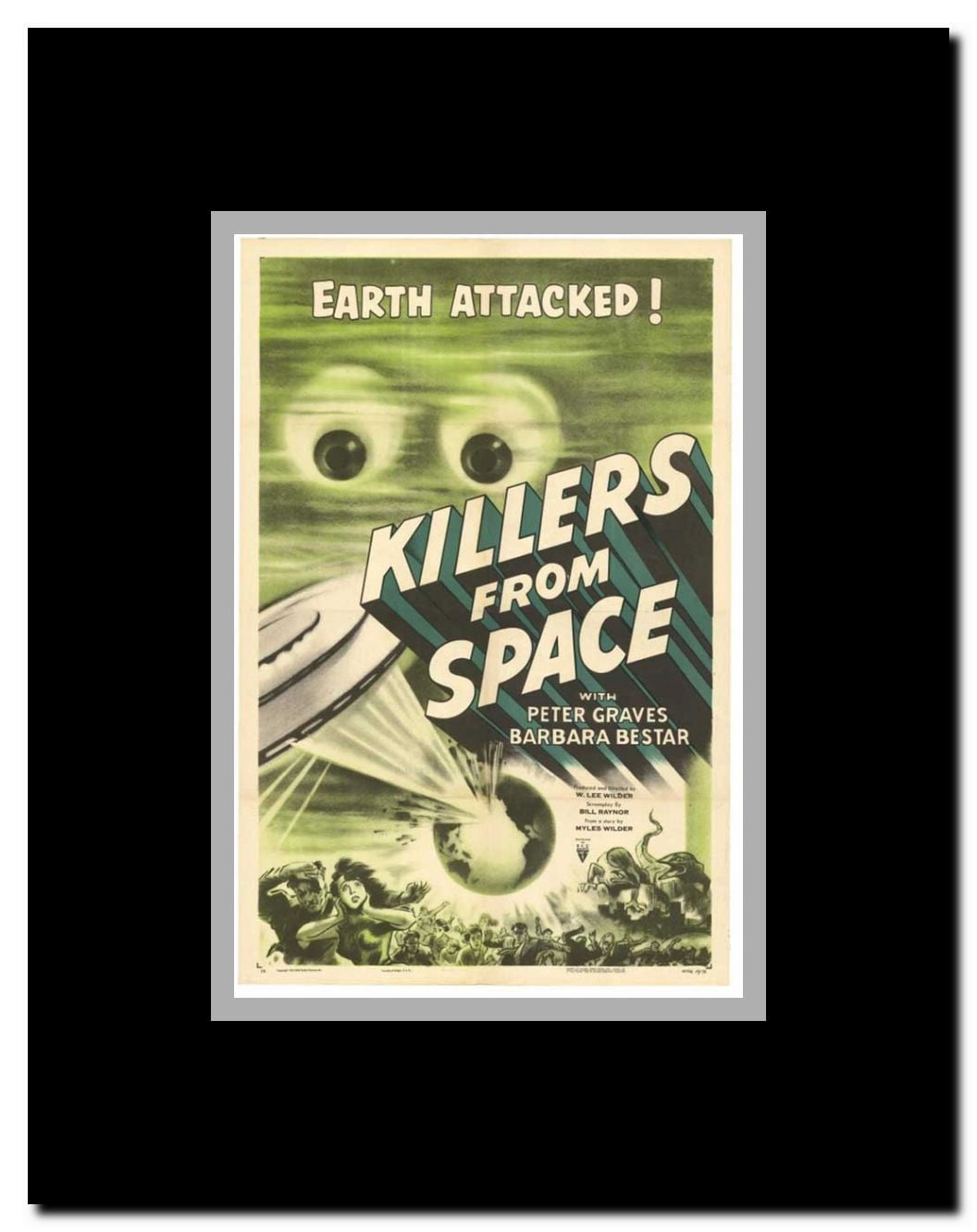 Killers from Space Framed Movie Poster