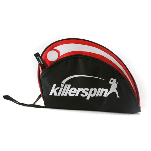 Killerspin Barracuda, Standard Size, Reinforced Padded Polyester, Table Tennis Paddle Case, Red