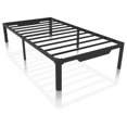 Killeryuki 14" XL Metal Platform Bed Frame No Box Spring Needed,Heavy