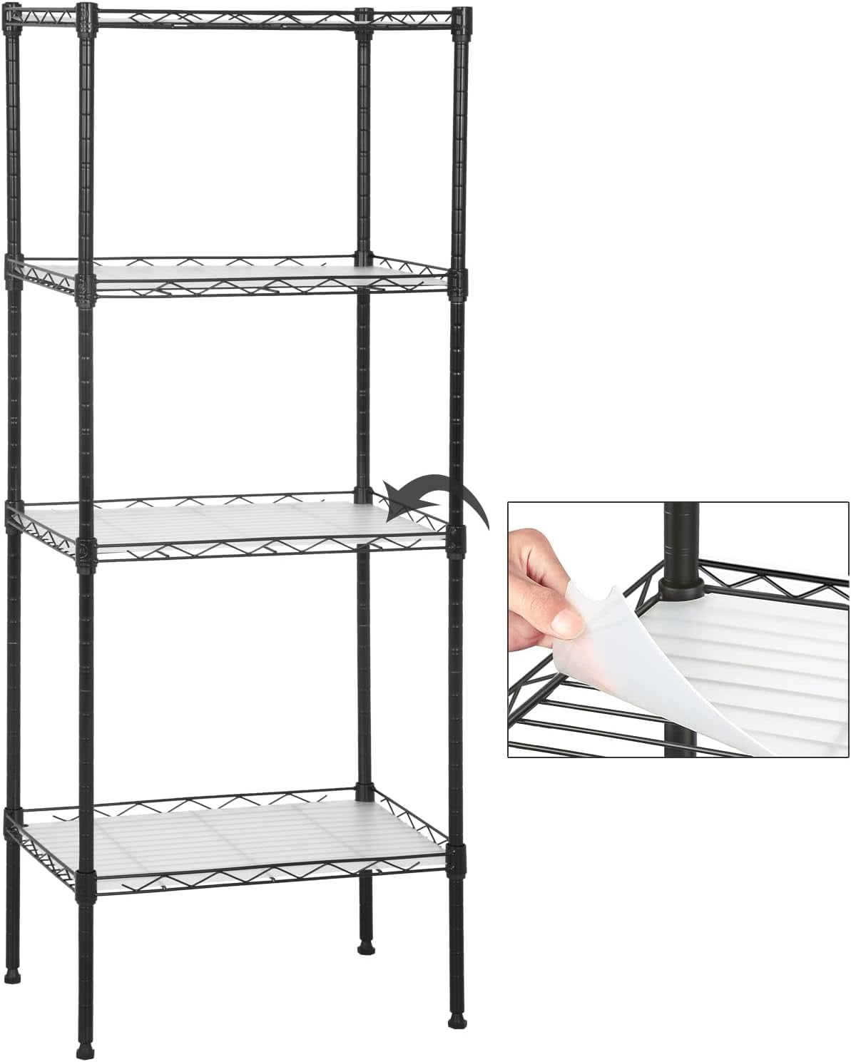 Killeryuki 4-Tier Wire Shelving Unit 44