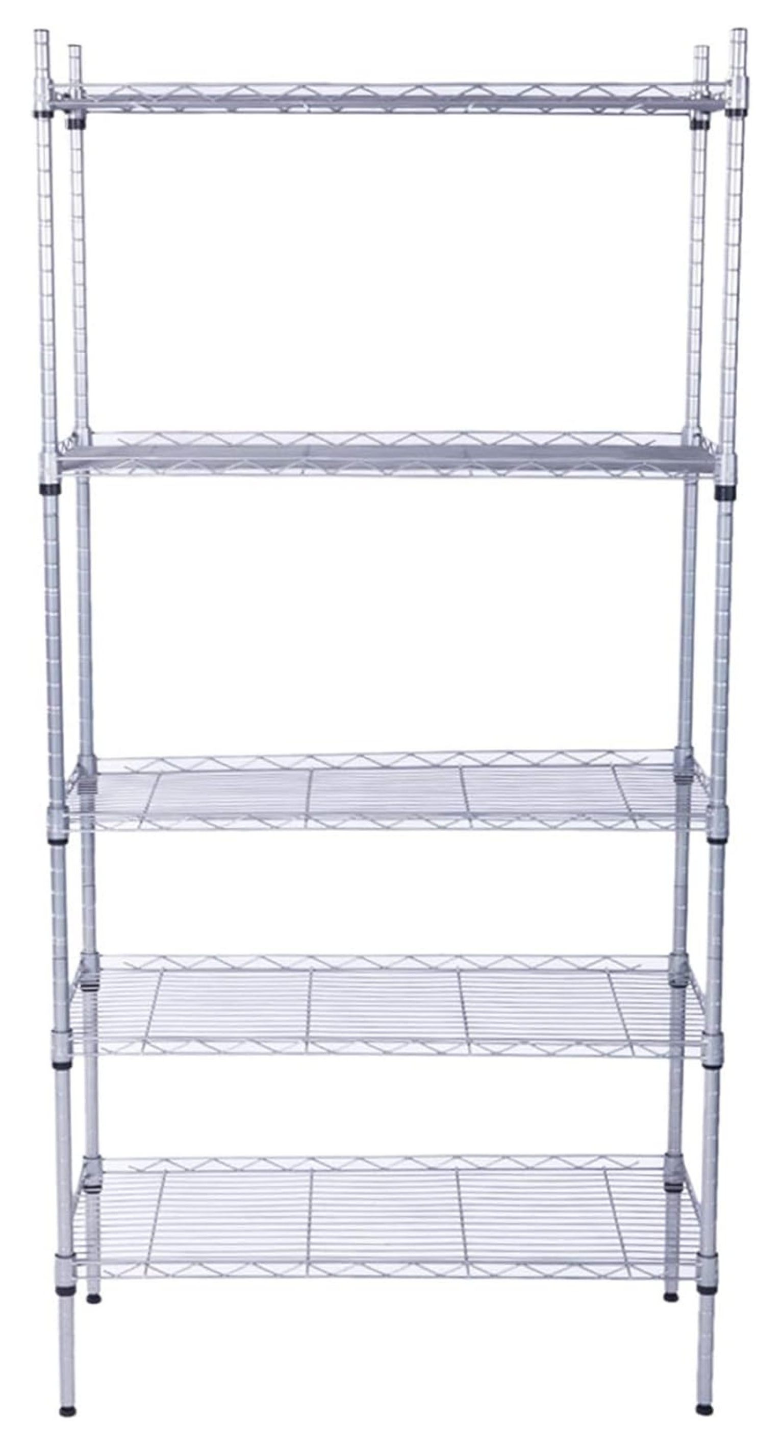 Killeryuki 5 Tier Adjustable Storage Shelf Metal Wire Shelving Unit