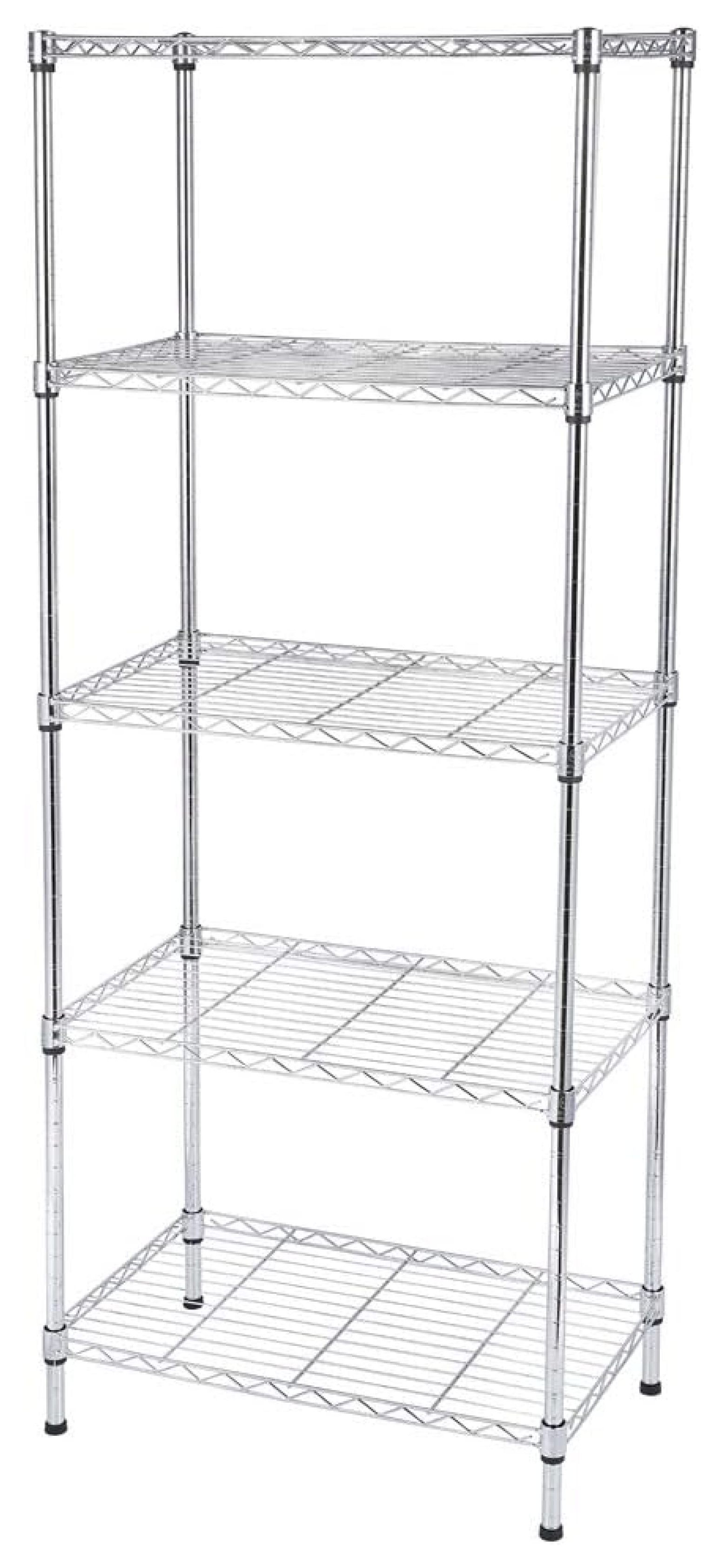 Killeryuki 5 Tier Adjustable Storage Shelf Metal Wire Shelving Unit