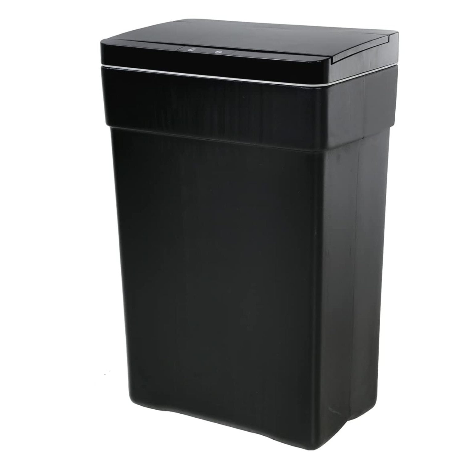 Black 13-Gallon Touch-Free Motion Sensor Trash Can
