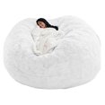 Killeryuki Round Giant Bean Bag Chair Cover for Adults Kids Without