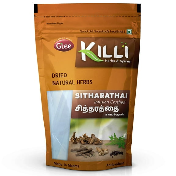 Killi Sitharathai | Kulanjan | Lesser Galangal | Chitharathai Infusion Crushed, 100G