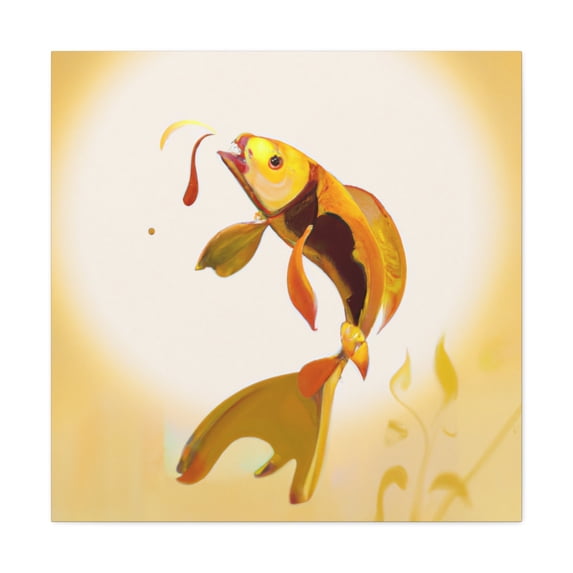 "Killifish in Repose" - Canvas