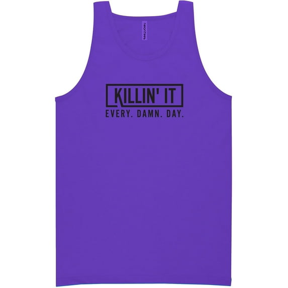 Killin' It Every Damn Day Neon Tank Top