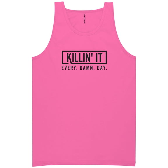 Killin' It Every Damn Day Neon Tank Top