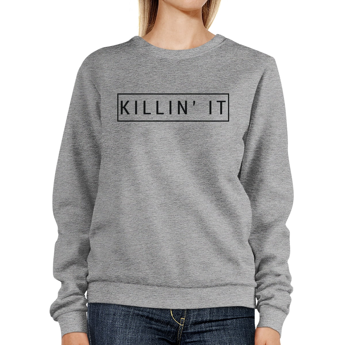 Killin It Sweatshirt Cute Back To School Pullover Fleece Sweater