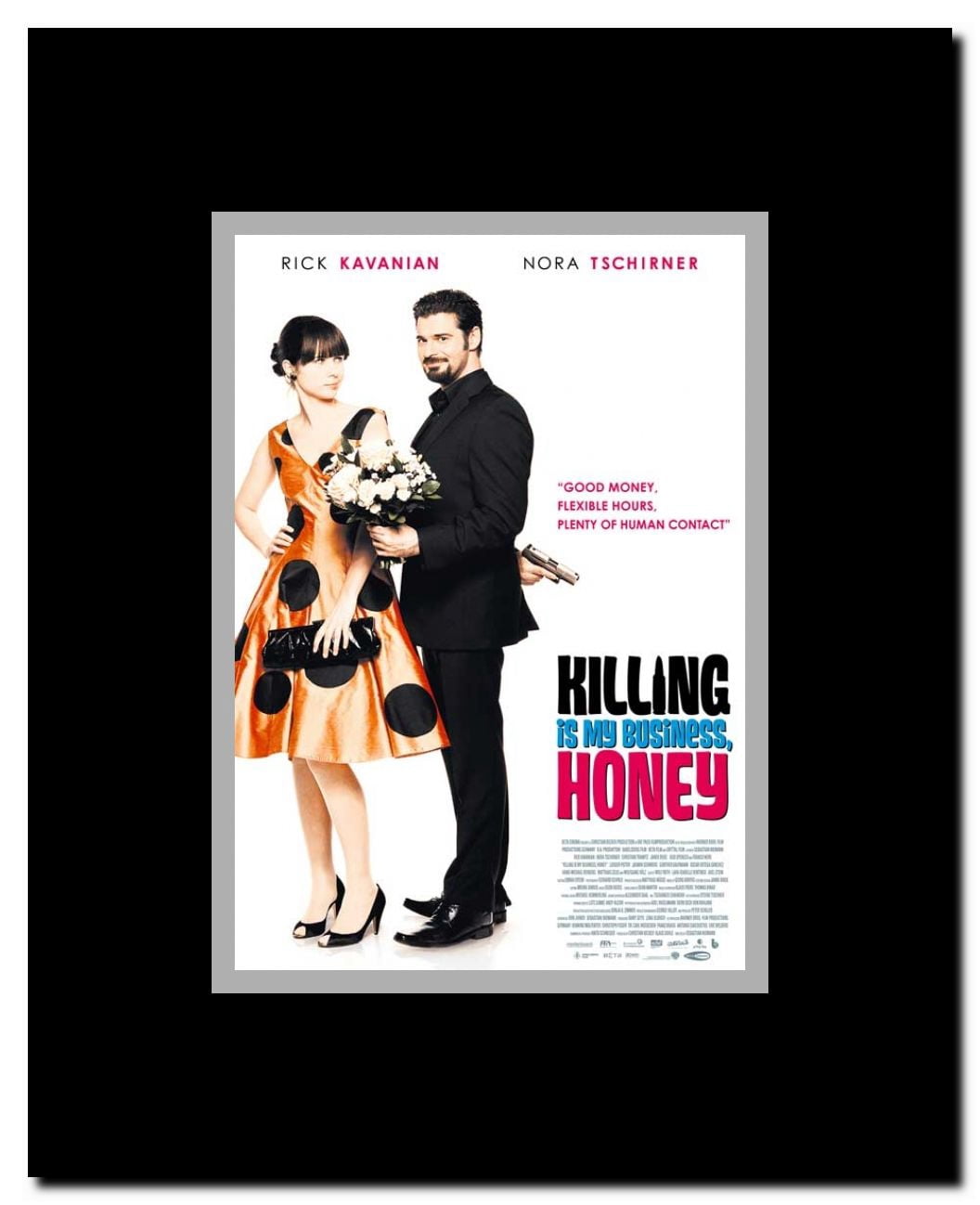 Killing Is My Business Honey Framed Movie Poster