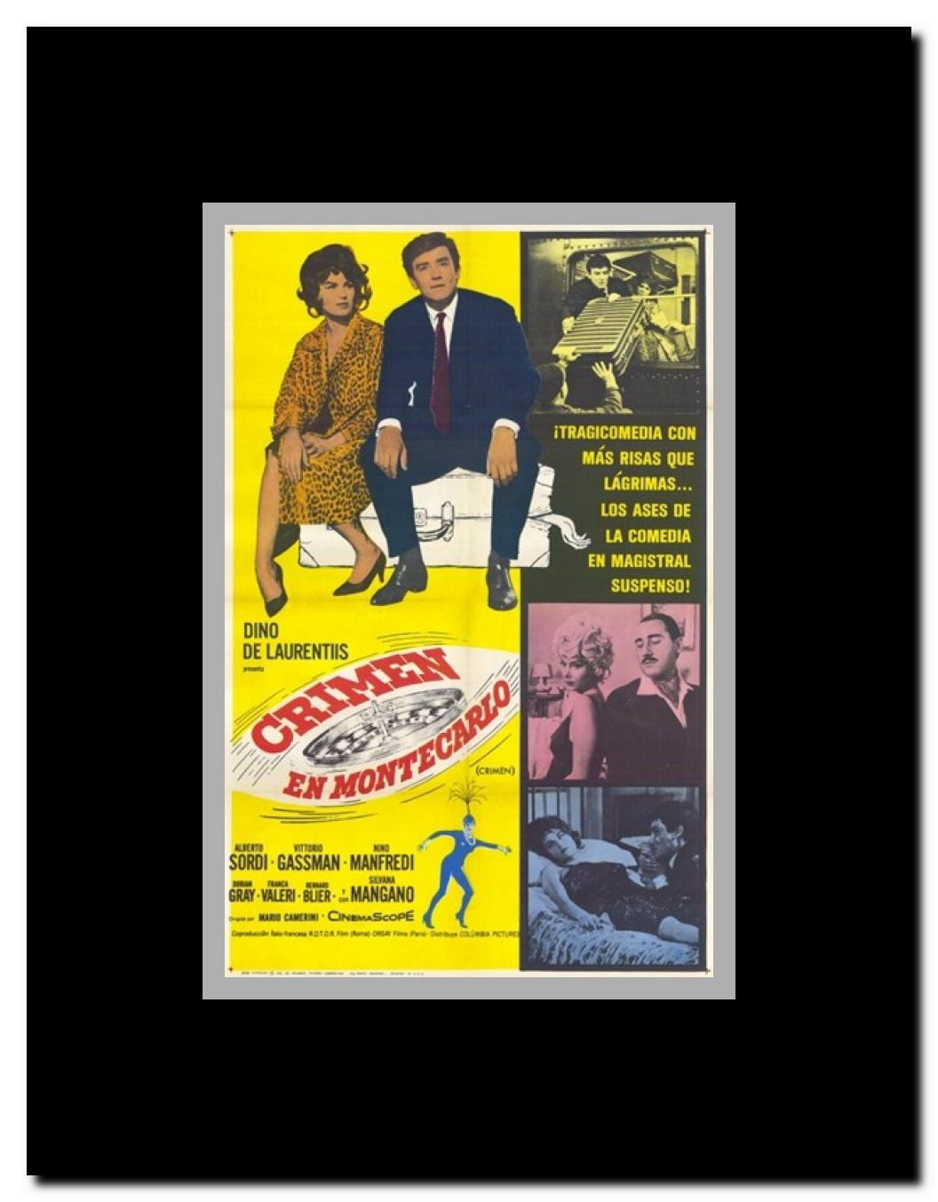Killing in Monte Carlo Framed Movie Poster