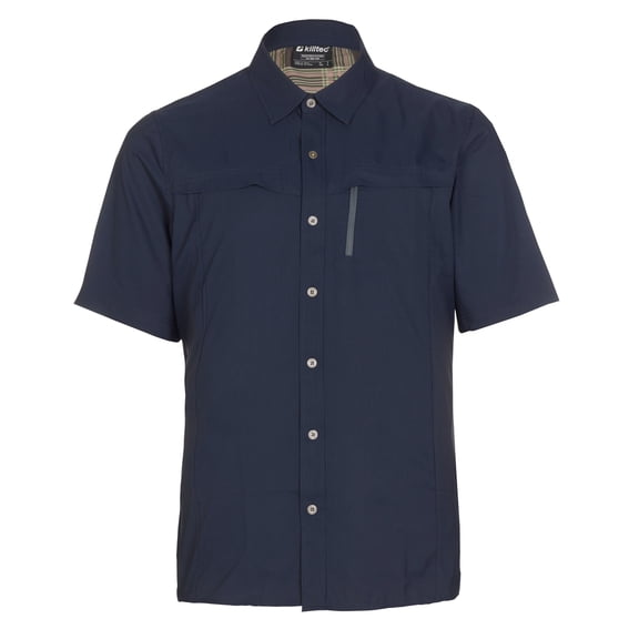 Killtec Men's Sjon Short Sleeve Shirt, Navy Blue,M - US