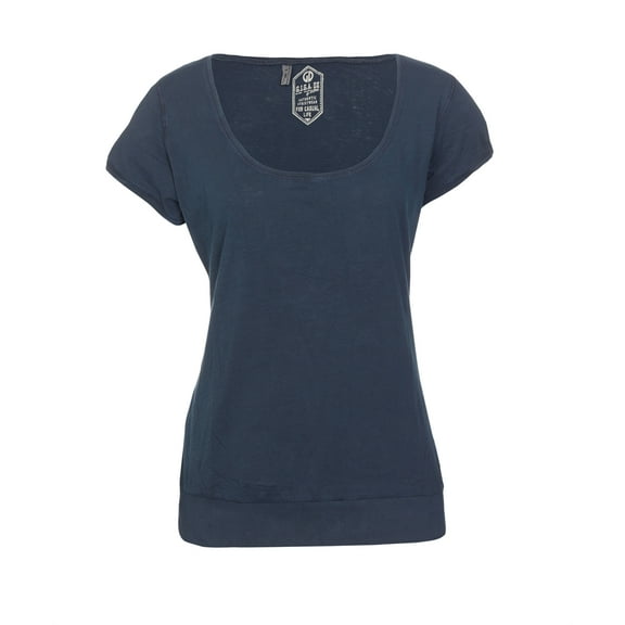 Killtec Women's Kaylina Soft Cotton T-Shirt, Navy Blue,8 - US