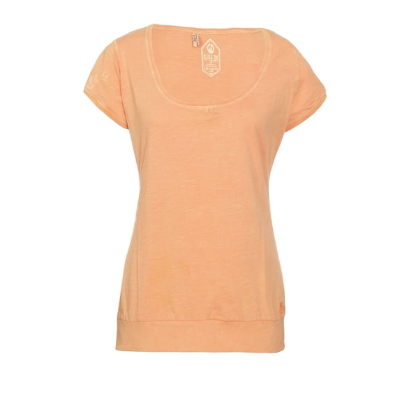 Killtec Women's Kaylina Soft Cotton T-Shirt, Peach,4 - US