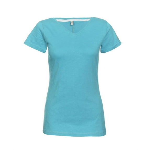 Killtec Women's Rajani V Neck T-Shirt, Ice Blue,4 - US