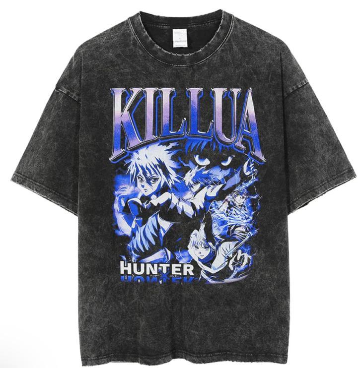 Killua Hunter x Hunter Anime Top Bold Unisex Comfort Tee T Shirt, Color ...