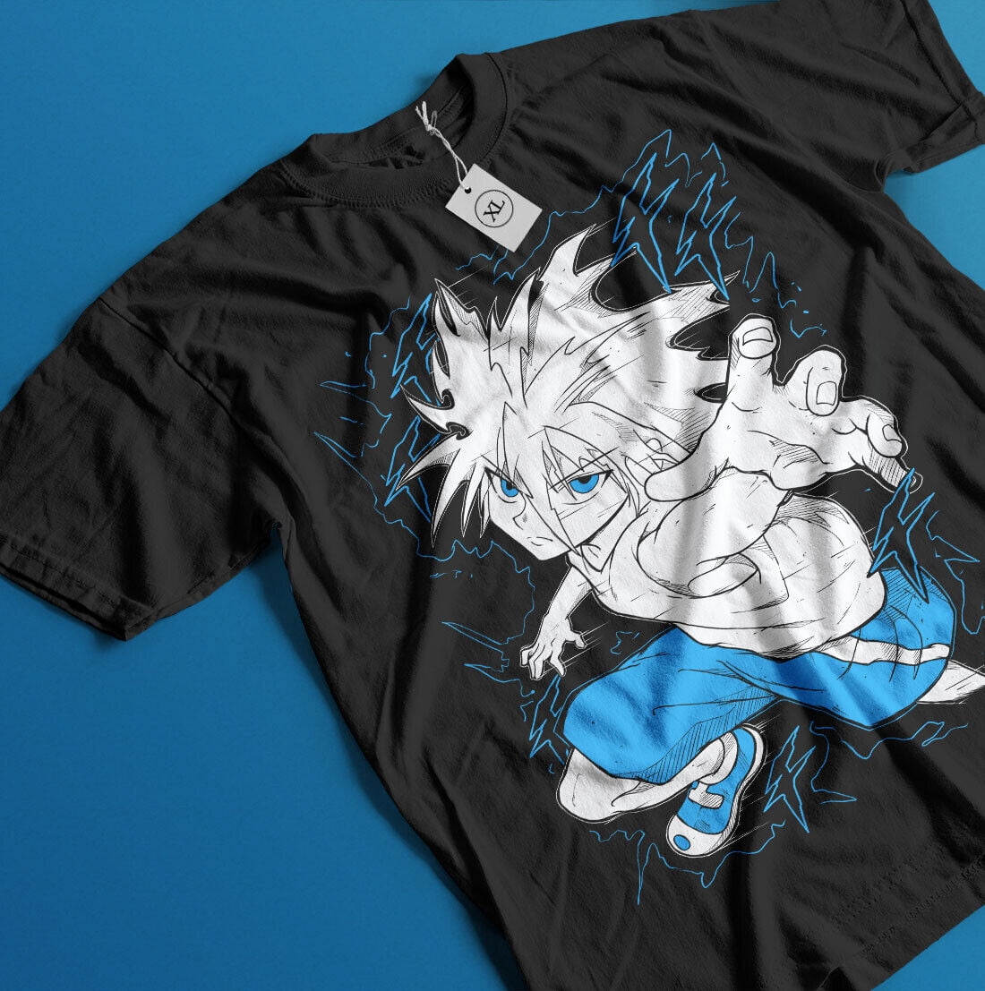Sweat à Capuche Hunter X Hunter - Design Anime Avec Killua, Hisoka, Meruem (Noir, Unisexe)