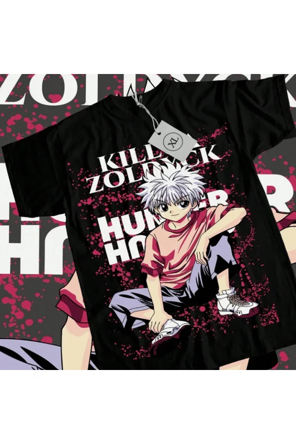 Killua T-Shirt Phantom Troupe Gon Hunter Anime Unisex 3