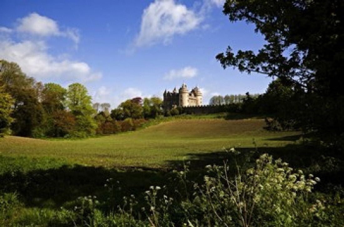 Killyleagh Castle Co Down Ireland Canvas Art - Panoramic Images (16 x 11)
