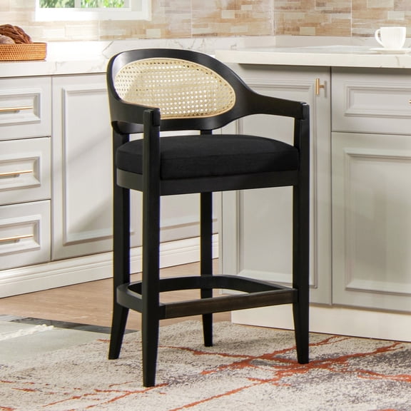 Kiln - Dried Solid Oak Frame | Sturdy Counter Stool Support | Natural Wood Texture Showcase