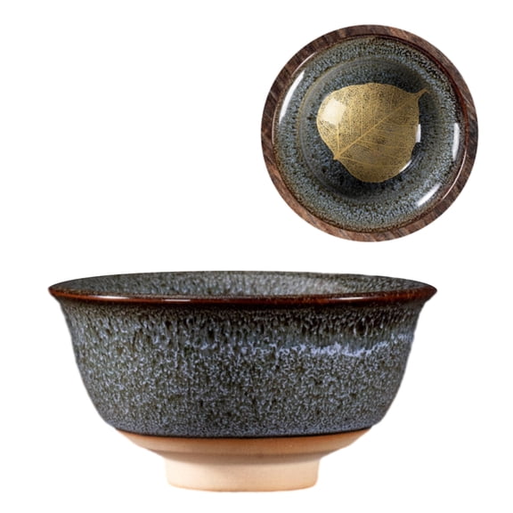 Kiln transformed into a tea cup, master cup glazed kung fu tea cup, ceramic small tea cup, hat and tea bowl - style:style1