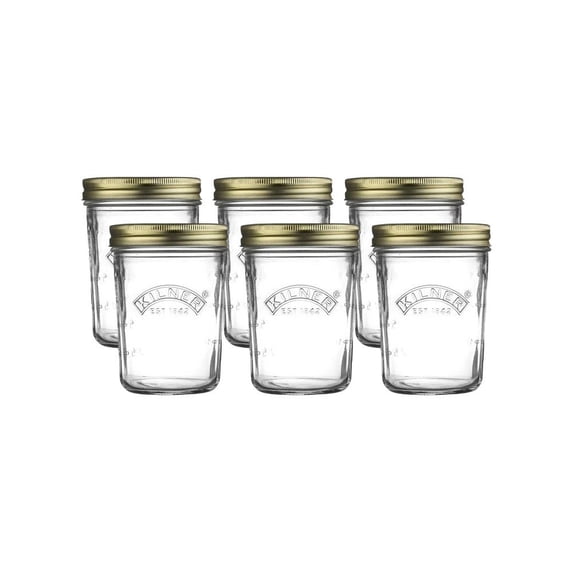 Kilner 12oz Wide Mouth Jars | Set of 6
