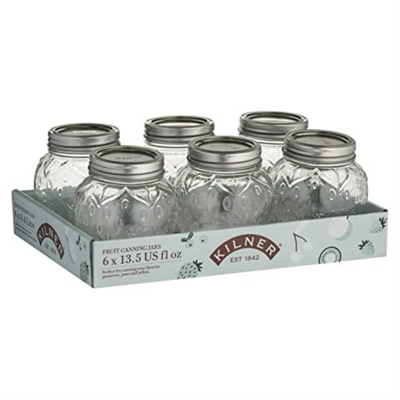 Kilner 13.5oz Strawberry Jars | Set of 6