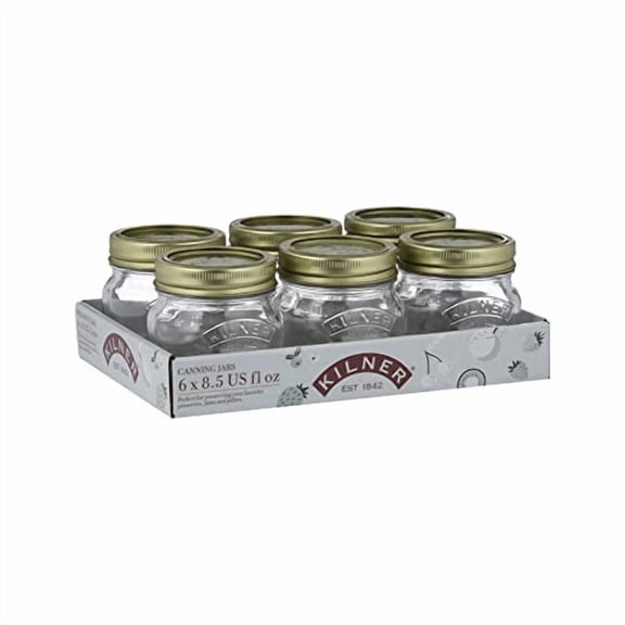 Kilner Tray of 6 0.25 Litre Preserve Jars