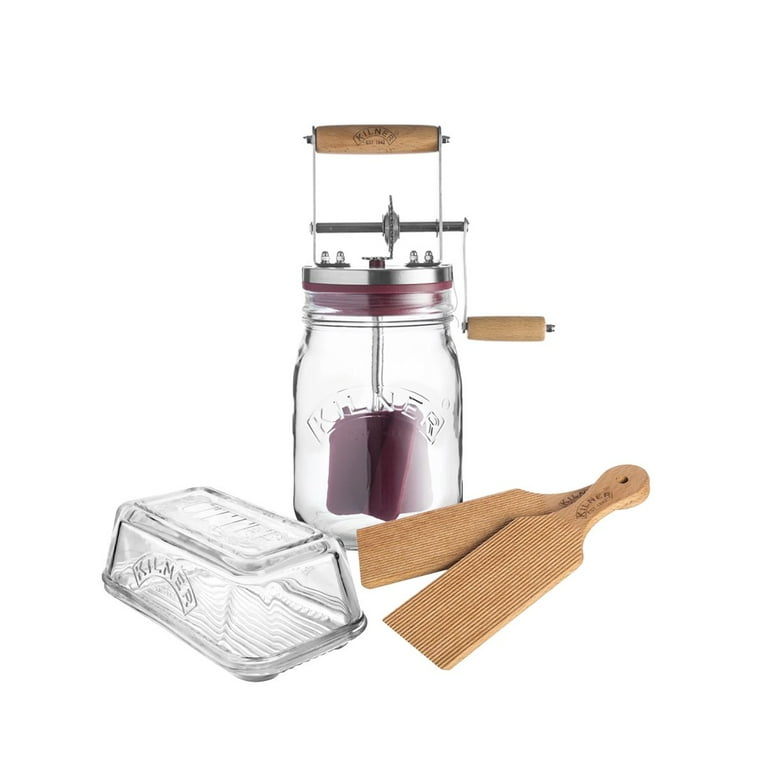 Butter Churning Glass Set Butter Churning Glass Set