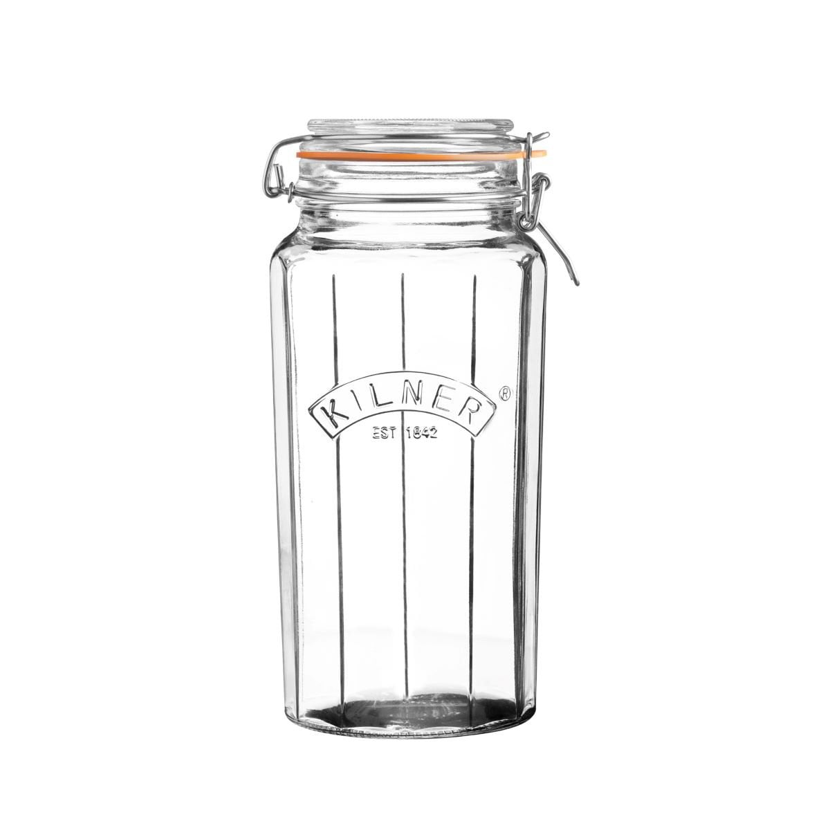 Kilner Facetted Clip Top Jar - Thumbnail 3