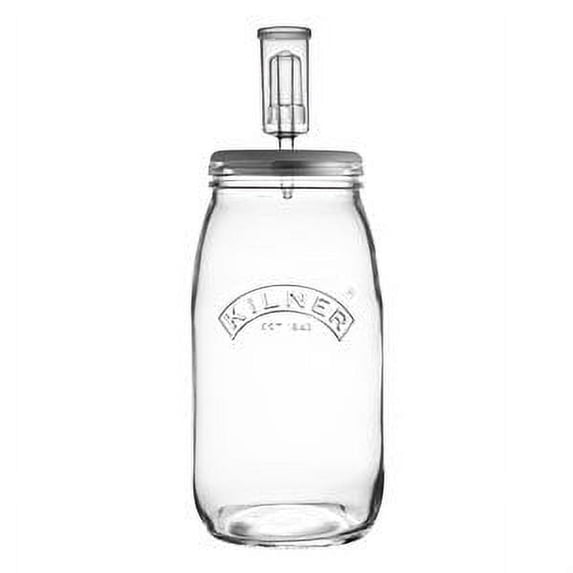 Kilner Glassware 5-Piece Fermentation Set, 101-Fluid Ounces Ideal for Culturing
